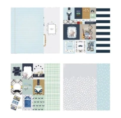 Bloco A4 - Coleção Meu Mundo Azul - Decore Crafts - 0261 na internet