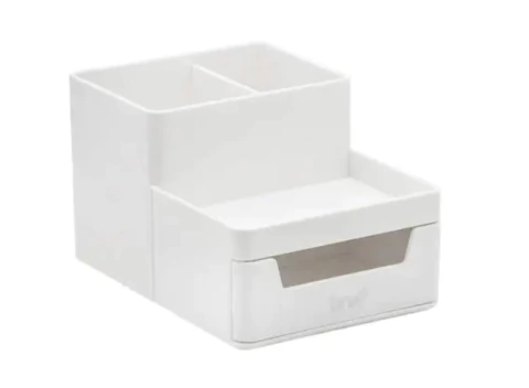 Organizador de Mesa com Gaveta - Branco - BRW - OR5040