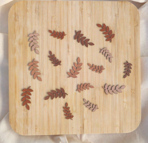 Aplique Couro - Galhos - Estação do Scrap