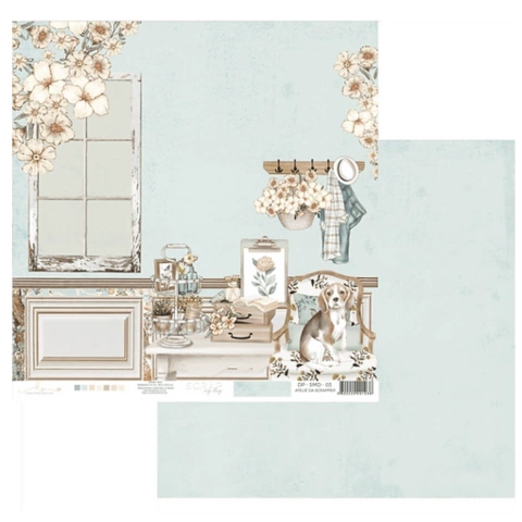 Folha para Scrapbook - Dany Peres Design - Coleção Scrap my day - Ateliê da Scrapper