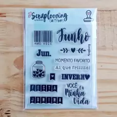 Carimbo Junho - Scraplooving C404