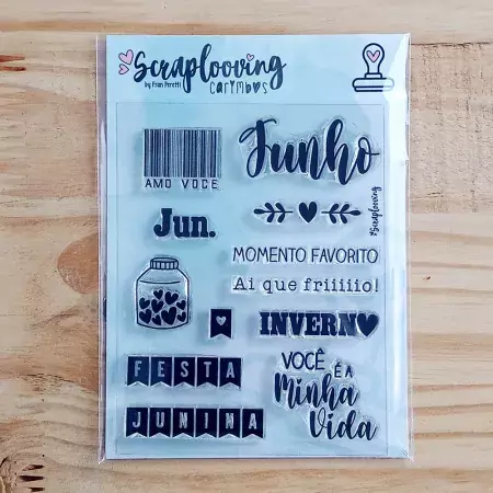 Carimbo Junho - Scraplooving C404