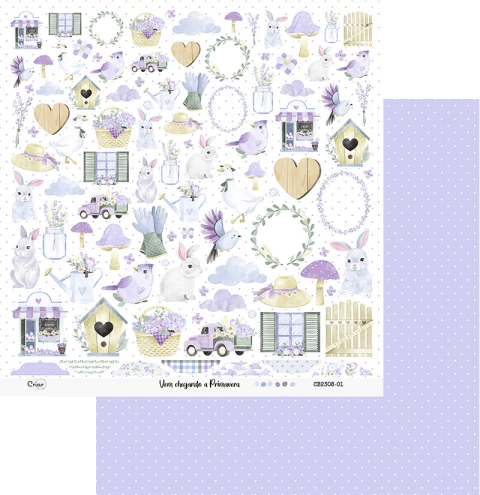 Folha Exclusiva Criar Box Experience - Coleção Vem chegando a Primavera - 01