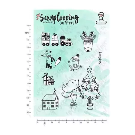 Carimbo Christmas Fun - Scraplooving C384