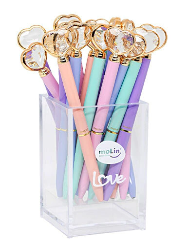 Caneta Coração Diamante - Molin - 1348