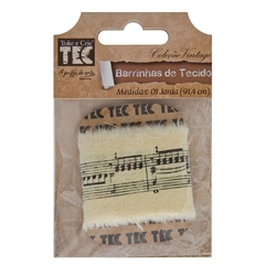Barrinhas de Tecido Musical - Coleção Vintage - Toke E Crie - 14933 - comprar online