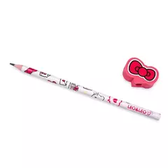Lapis HB Com Borracha - Hello Kitty - Leo & Leo - Criar - Papelaria e Scrapbook