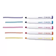 Caneta Hidrocor - 3 Linhas - Hello Kitty - Estojo com 5 Cores - Leo&Leo - Criar - Papelaria e Scrapbook