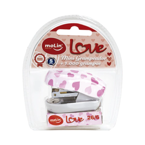 Mini Grampeador - Love - Molin - 17547