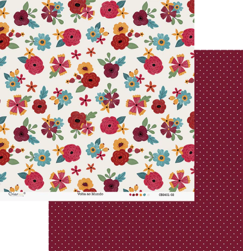 Folha Exclusiva Criar Box - Coleção Volta ao Mundo - 02