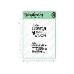 Carimbo Mensagens de Amor - Scraplooving