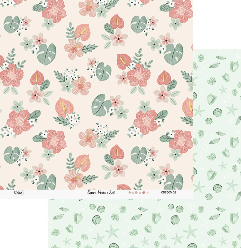 Folha Exclusiva Criar Box Experience - Coleção Quero Praia e Sol - 02