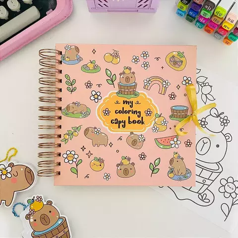 Livro de colorir Buendia - Capivaras - comprar online