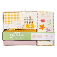 Kit Escritório c/8 Peças - Soul Garden - LeoArte - 96099