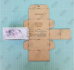 Recorte Arte Madeira Joinville em MDF cru - Gabarito 10 (caixa 5,0 x 10cm) - 39002