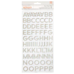 Adesivos Thickers Alfabeto - Gingham Garden - Alpha - 34014015