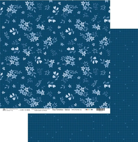 Folha para Scrapbook - My Memories - Coleção Meus Momentos - básicas - MMCMOMB-06