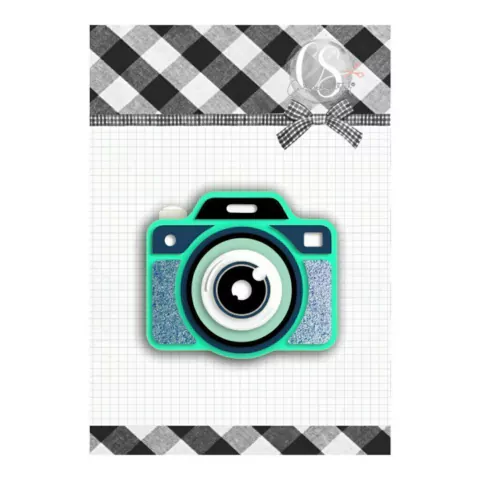 Acrílico Câmera Coleção Amorecos - Carina Sartor - AMO21