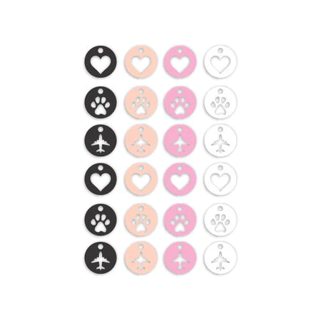 Acrílico Set Charms Coleção Mamys - Carina Sartor - MAM30