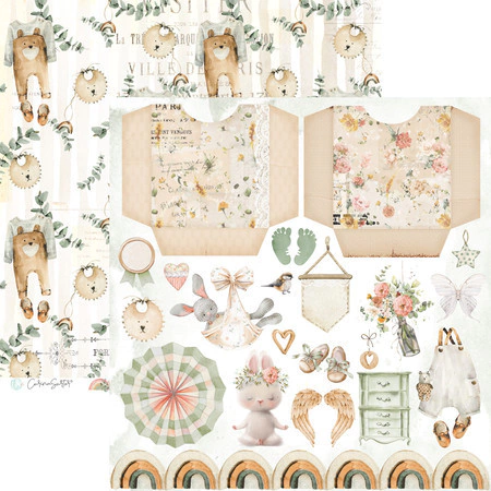 Folha para Scrapbook - Coleção Petit - Carina Sartor - PET02