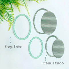 Faca de Corte Oval - Juju Scrapbook - 8F9FED - comprar online