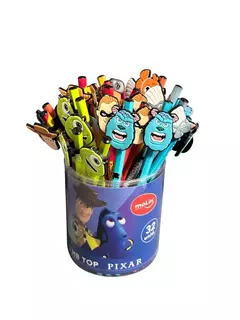 Lápis preto - Personagens Pixar - Molin