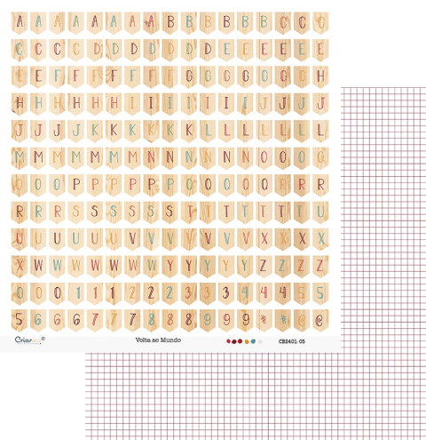 Folha Exclusiva Criar Box - Coleção Volta ao Mundo - 05