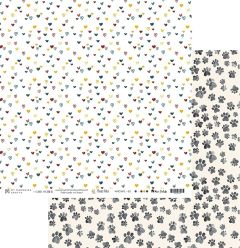 Folha para Scrapbook - My Memories Crafts - Coleção Meus Pets - MMCMP2-02