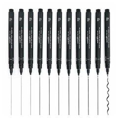 Caneta Uni Pin FIne Line - Preta
