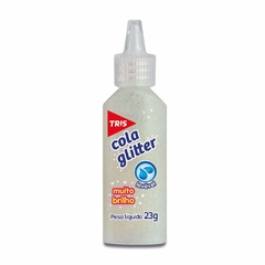 Cola Glitter Branco 23g - Tris