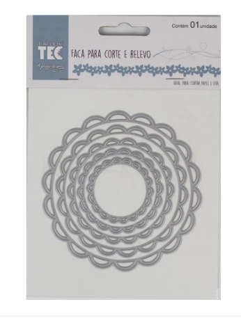 Faca de Corte - Circulo Doily - Toke e Crie - 21885