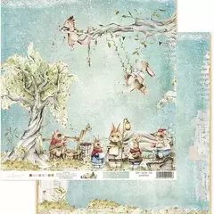 Folha para Scrapbook - Dany Peres Design - Coleção Uma noite de Natal - Cantata
