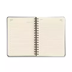 Agenda Planner Wire-o 2026 Jardim Diária A5 Preto - Cicero na internet