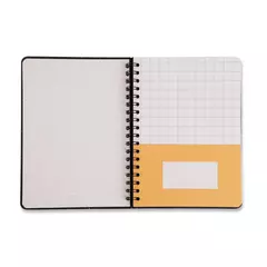 Caderno Espiral Jardim Pautado 17x24 Preto 1 Matéria 80 fls - Cicero na internet