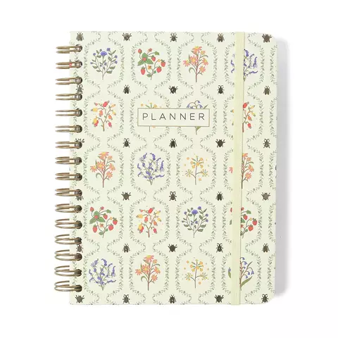 Planner Permanente Wire-o Jardim Semanal Notas A5 Off White - Cicero - comprar online