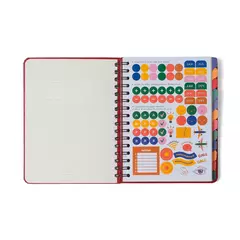 Planner Permanente Wire-o Jardim Semanal Notas A5 Off White - Cicero na internet
