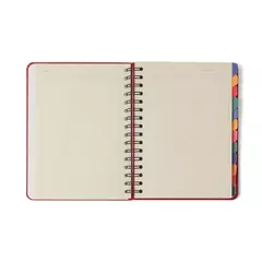 Planner Permanente Wire-o Jardim Semanal Notas A5 Off White - Cicero