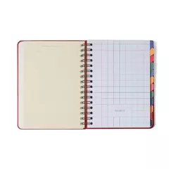 Planner Permanente Wire-o Jardim Semanal Notas A5 Off White - Cicero - comprar online