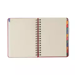 Planner Permanente Wire-o Jardim Semanal Notas A5 Off White - Cicero - Criar - Papelaria e Scrapbook