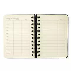 Imagem do Agenda Planner Wire-o 2026 Praia Diária 11,5x16 Cachorros - Cicero