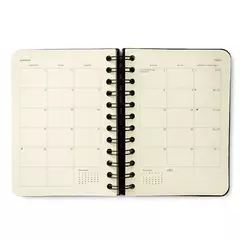 Agenda Planner Wire-o 2026 Praia Diária 11,5x16 Cachorros - Cicero
