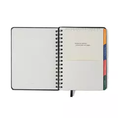 Agenda Planner Wire-o 2026 Praia Semanal Notas c/ Divisórias A5 Cachorros - Cicero - Criar - Papelaria e Scrapbook