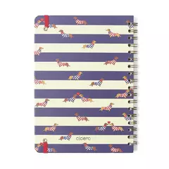 Caderno Espiral Praia Pautado 17x24 Cachorros 1 Matéria 80 fls - Cicero
