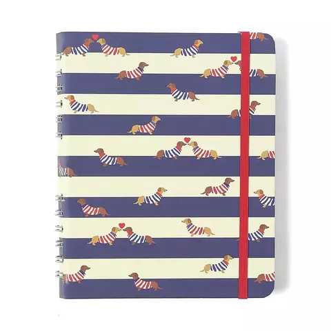 Caderno Organizador Praia Pautado & Pontado A5 Cachorros - Cicero - comprar online