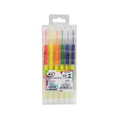 Marca Texto Duo Cores Neon 6 Unidades - Buendía - 657504