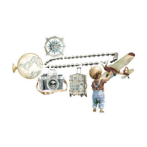 Coleção LOGO ALI - Acrílico Chaveiro MENINO - 6 peças - ALI15 - comprar online