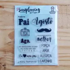 Carimbo Agosto - Scraplooving C406