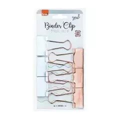 Binder Clips 25mm - White Rose - BRW