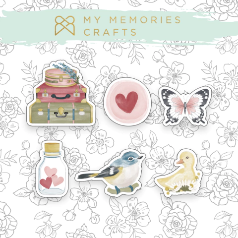 Acrílicos Adesivados - My Memories - Coleção Minha Vida - MMCMV-15