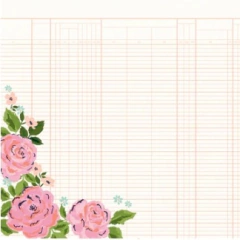 Folha para Scrapbook - Coleção Happy Hearts - Sweetheart - Simple Stories - 16905 na internet